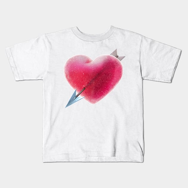 Gummy Love Kids T-Shirt by Ed Labetski Art